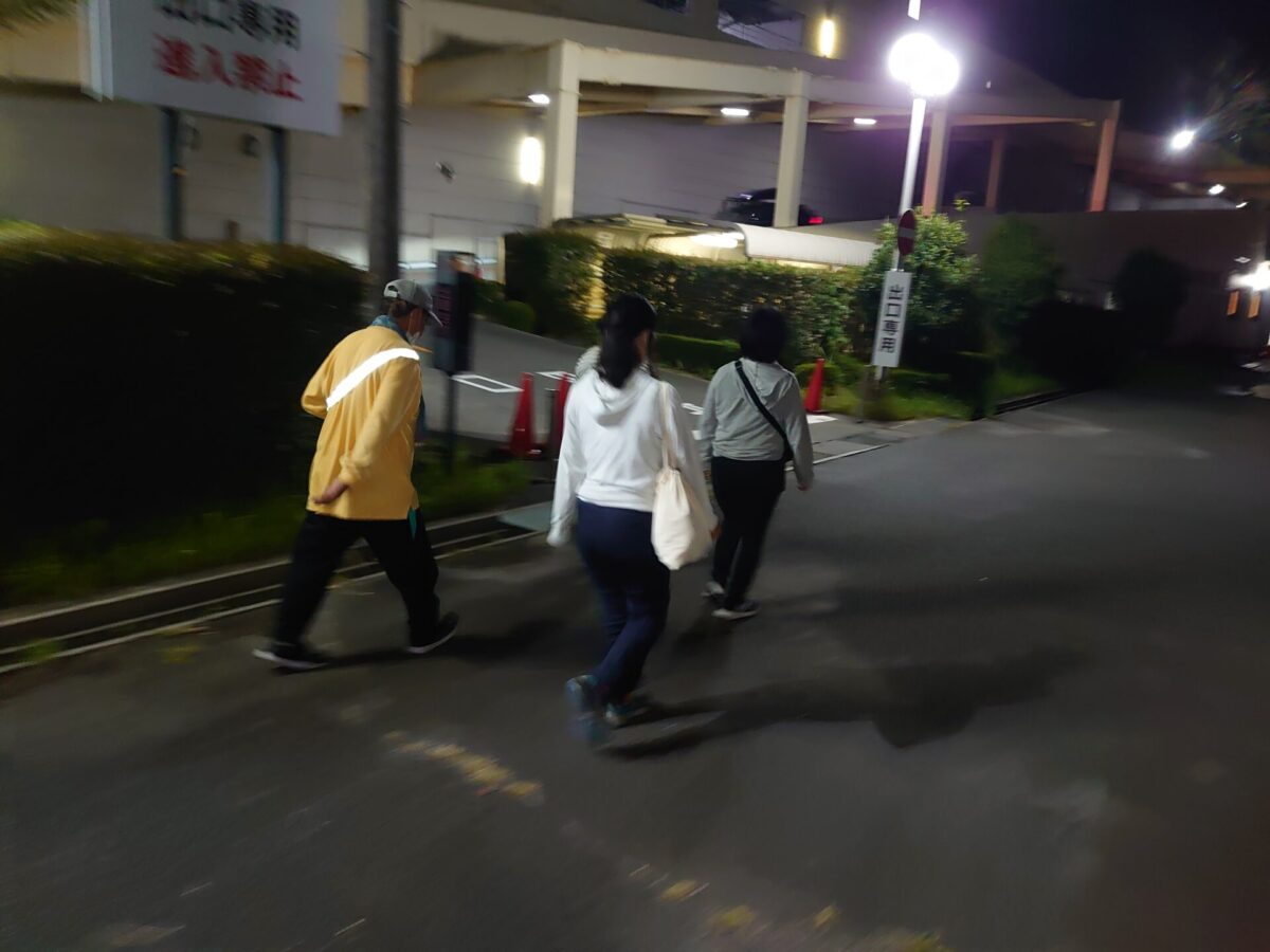 ナイトウォーキングを実施しました！！